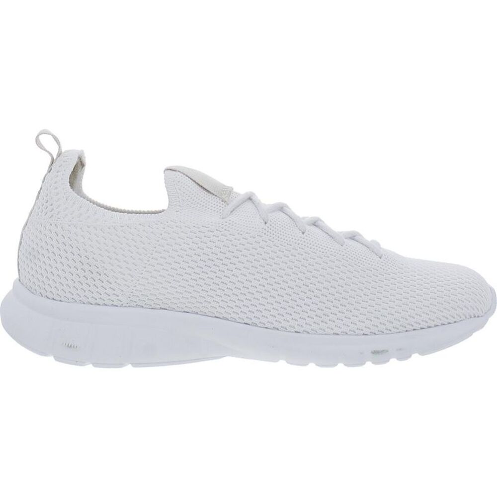 Nisolo Womens White Knit Athleisure Trainers Casual and Fashion Sneakers NWT - Picture 2 of 3